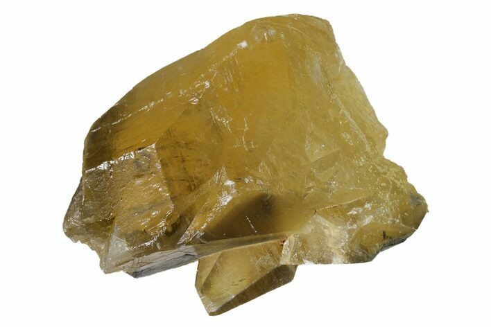 3" Golden, Calcite Crystal Cluster - Morocco